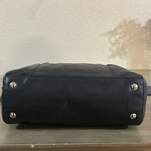 Coach F33806 Black Colette 2-way Satchel Shoulder Handbag - Picture 9 of 14